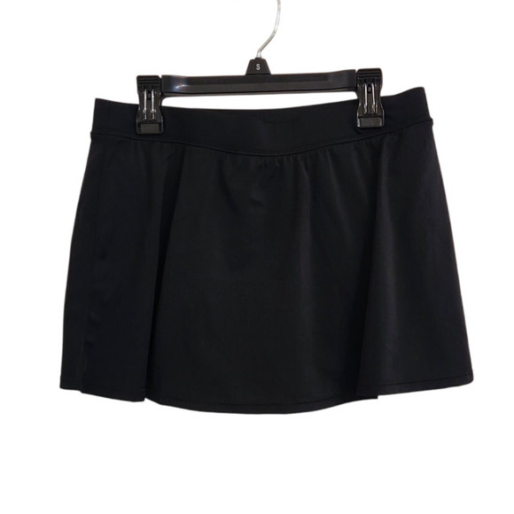 NWT Swim Solutions Bathing Suit Bottom Swim Skirt Thigh Minimizing Black 8 - Picture 3 of 6